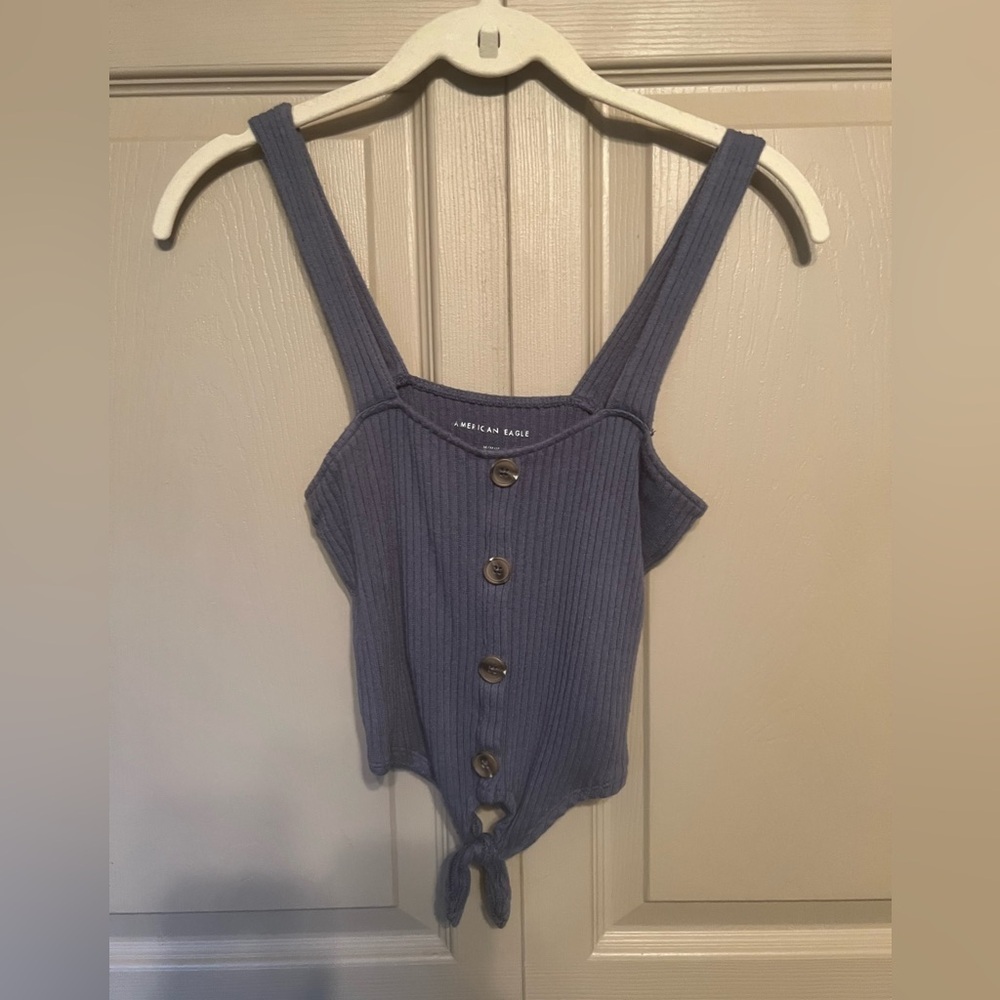 American Eagle Outfitters Blue Button Down Shirt